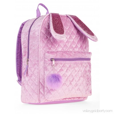 Bunny Quilted Velvet Backpack 567904591